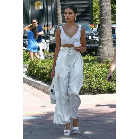 GIUSEPPE ZANOTTI Lavinia Glitter Leather Platform Heeled Sandals Size IT37.5 - Picture 14 of 16